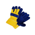 Blue Cow Split Leather Full Palm Work Glove